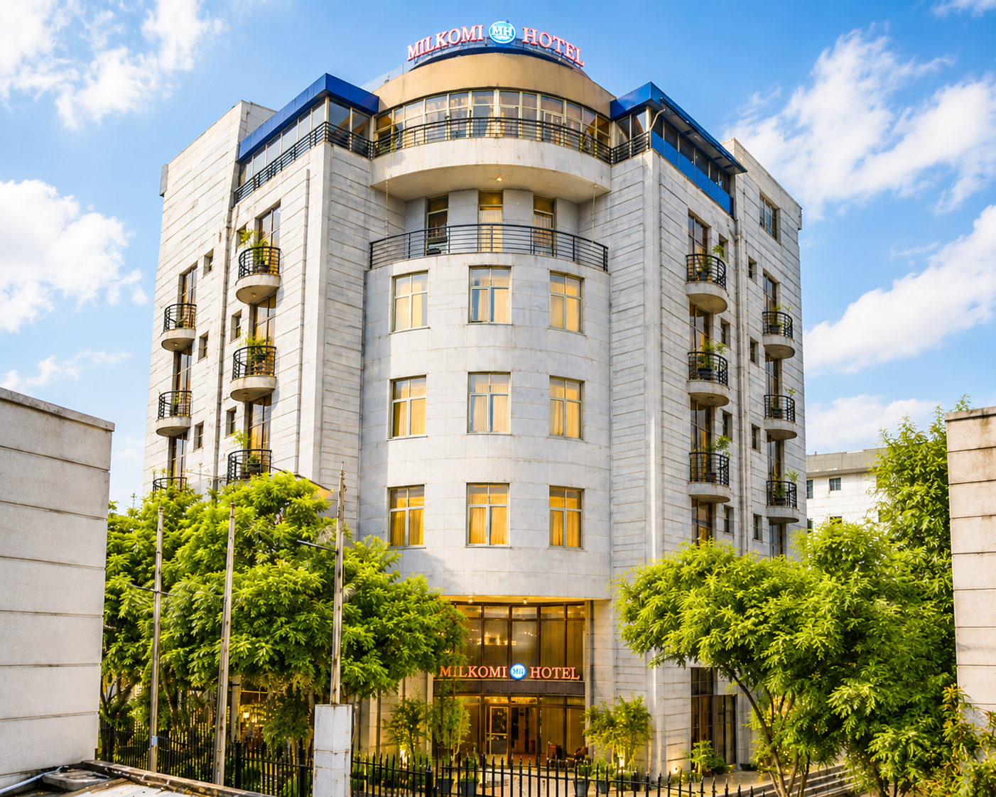 Milkomi Hotel exterior in Nekemte
